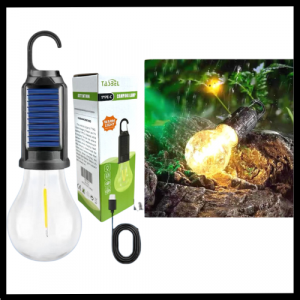 AMPOLLETA PORTATIL SOLAR Y RECARGABLE