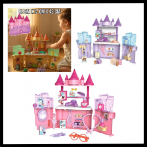 CASTILLO CON JUGUETES PARA NIÑAS