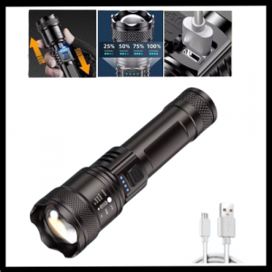LINTENA LED POTÁTIL, RECARGABLE USB CON ZOOM