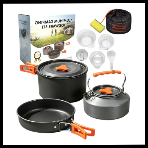SET DE OLLAS PARA CAMPING