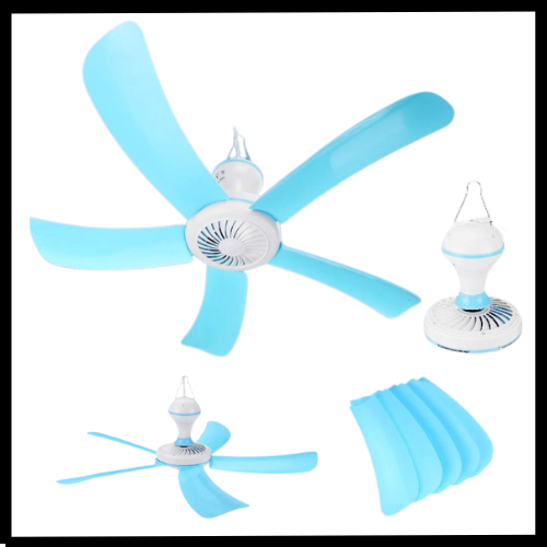 VENTILADOR COLGANTE DE 5 ASPAS